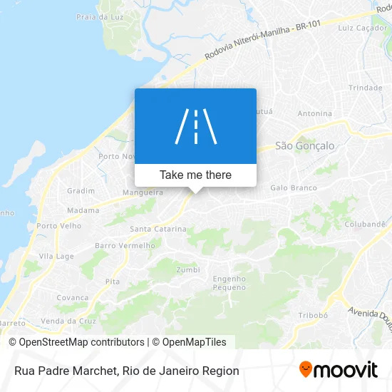 Rua Padre Marchet map