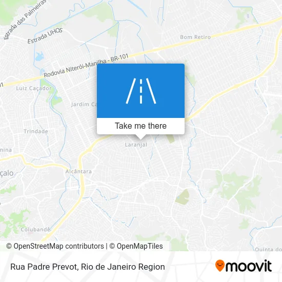 Rua Padre Prevot map