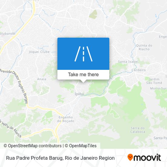 Rua Padre Profeta Barug map