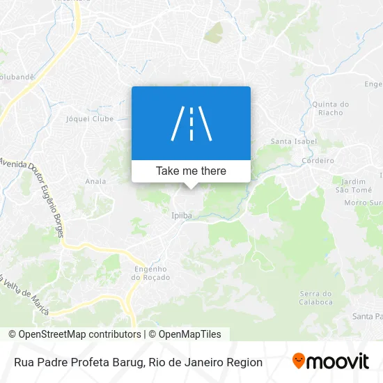 Rua Padre Profeta Barug map