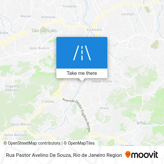 Rua Pastor Avelino De Souza map