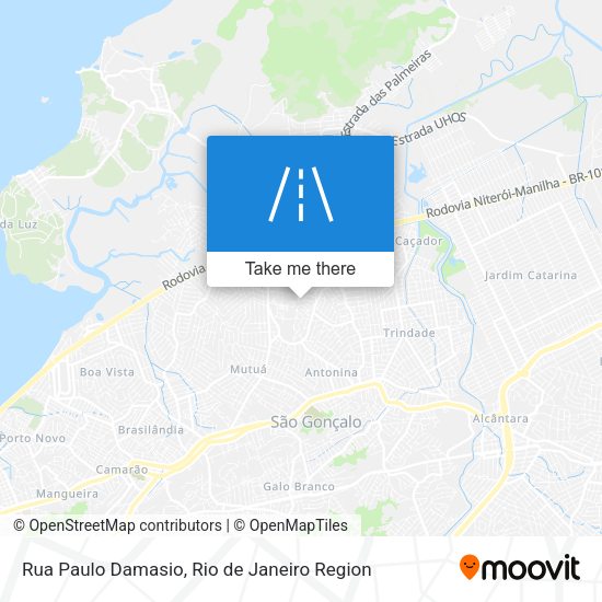 Rua Paulo Damasio map
