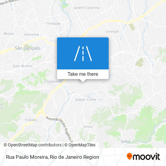 Mapa Rua Paulo Moreira