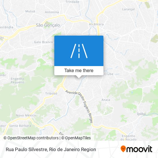 Mapa Rua Paulo Silvestre