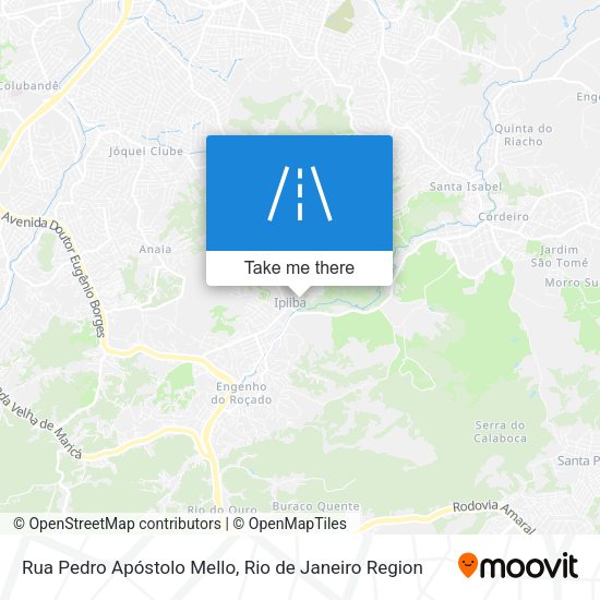 Rua Pedro Apóstolo Mello map