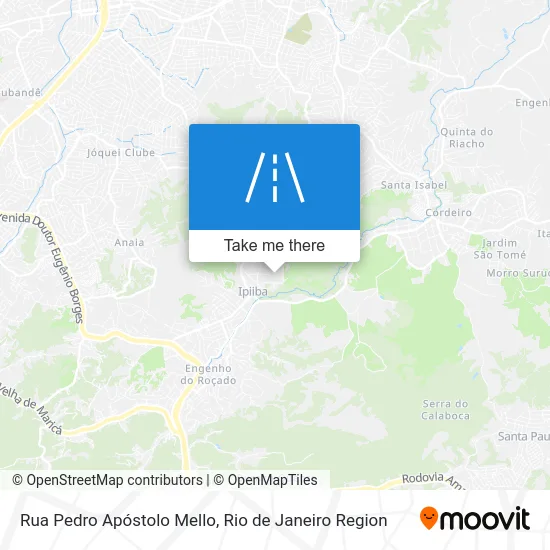 Rua Pedro Apóstolo Mello map
