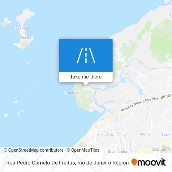 Rua Pedro Camelo De Freitas map