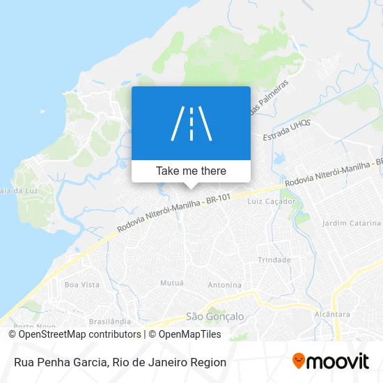 Rua Penha Garcia map