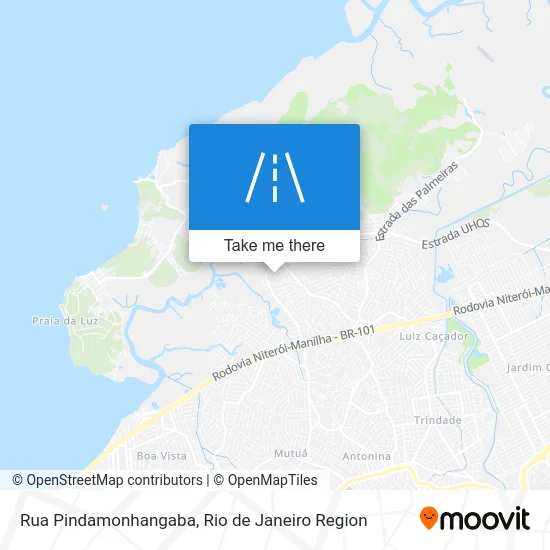 Rua Pindamonhangaba map