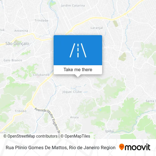 Rua Plínio Gomes De Mattos map