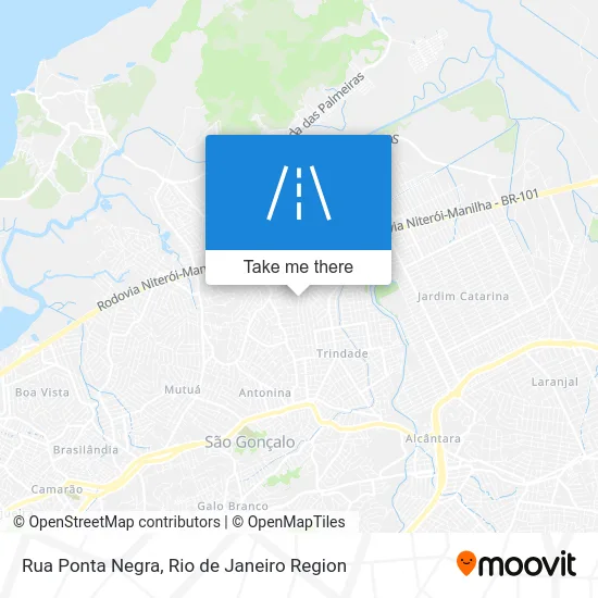 Rua Ponta Negra map