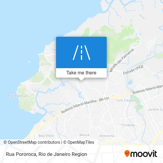 Rua Pororoca map