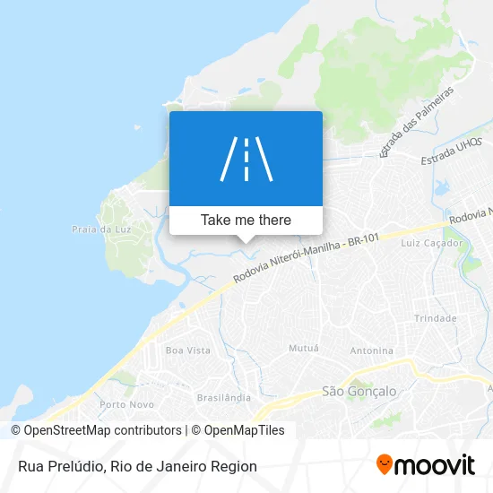 Rua Prelúdio map