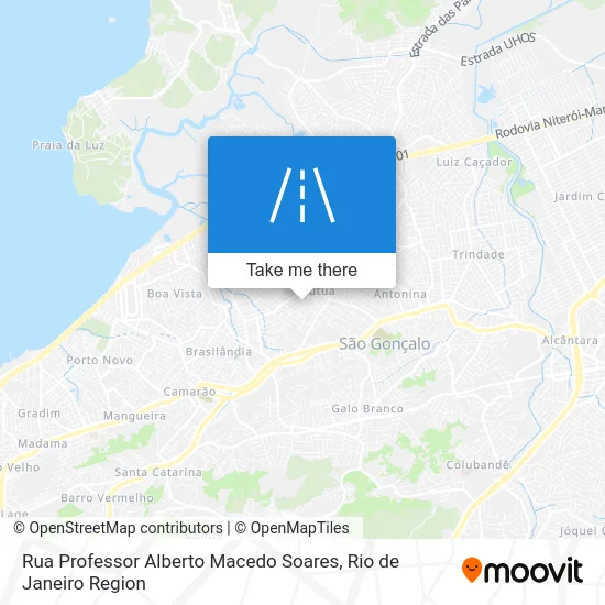 Rua Professor Alberto Macedo Soares map