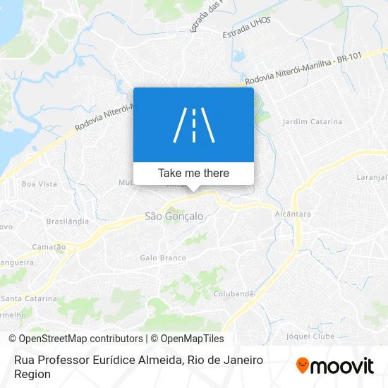 Rua Professor Eurídice Almeida map