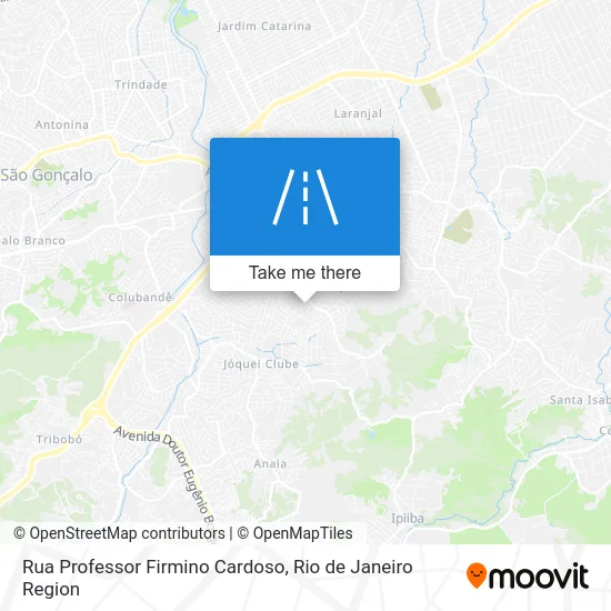 Rua Professor Firmino Cardoso map