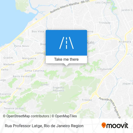 Rua Professor Latge map