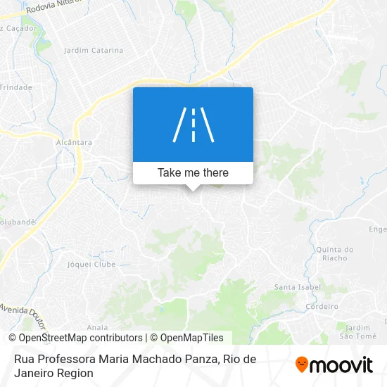 Rua Professora Maria Machado Panza map