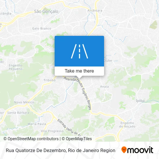 Rua Quatorze De Dezembro map