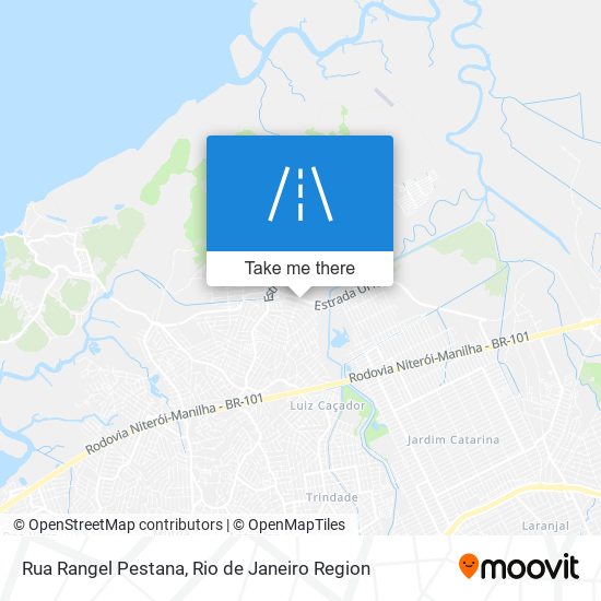 Rua Rangel Pestana map