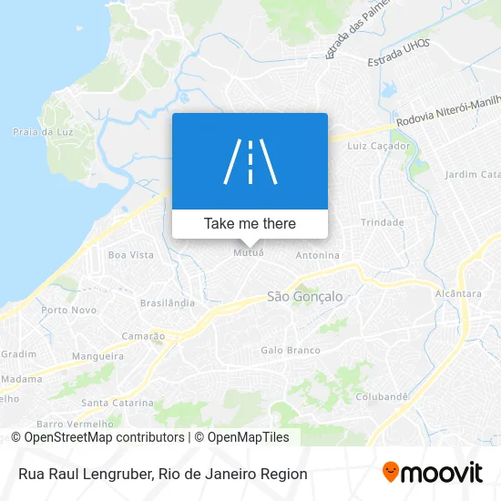 Rua Raul Lengruber map