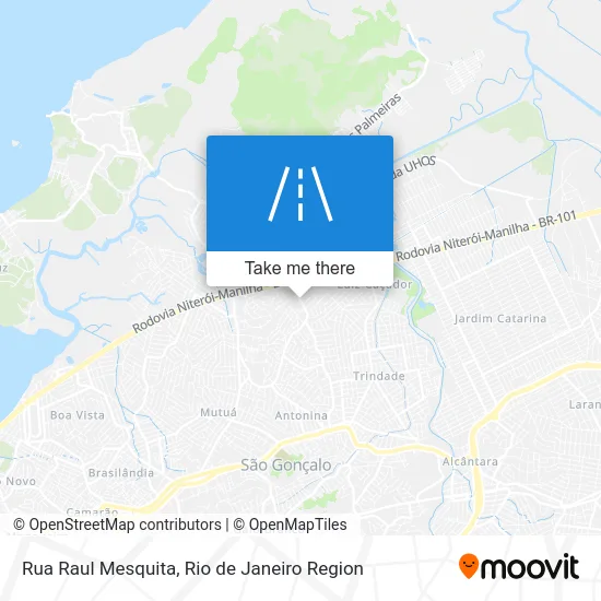 Rua Raul Mesquita map