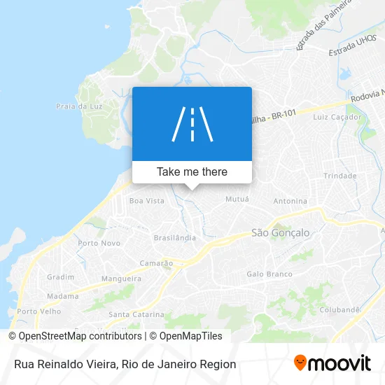 Rua Reinaldo Vieira map