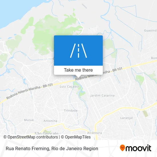 Rua Renato Freming map