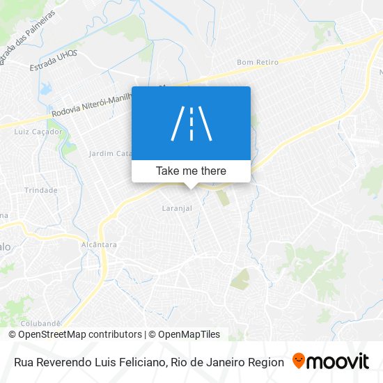 Rua Reverendo Luis Feliciano map