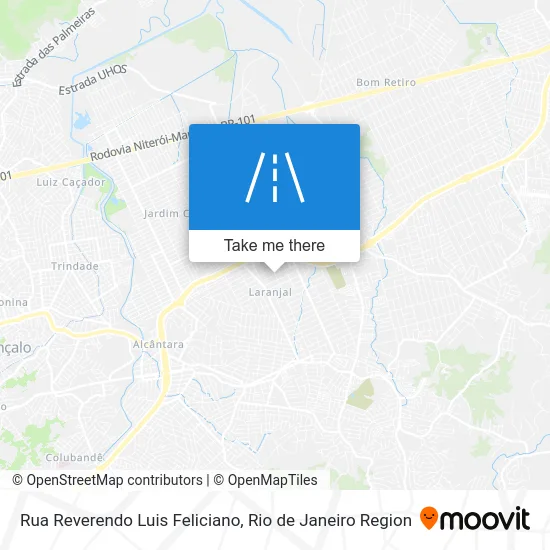 Rua Reverendo Luis Feliciano map