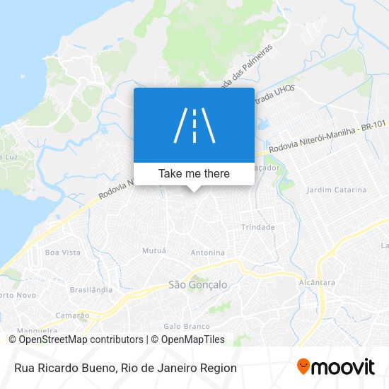 Rua Ricardo Bueno map