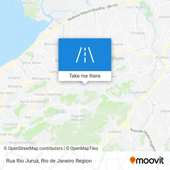 Rua Rio Juruá map