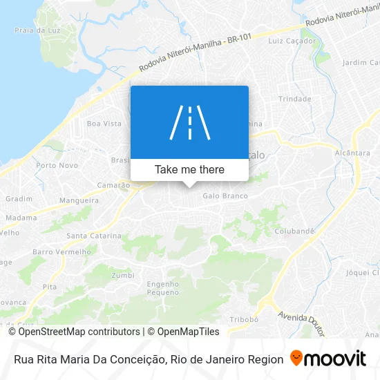 Rua Rita Maria Da Conceição map