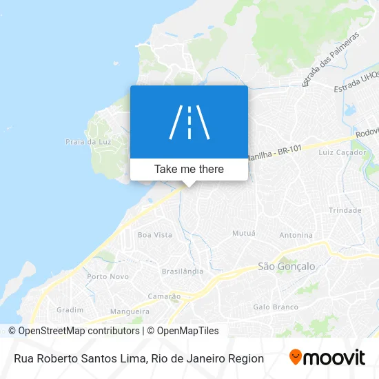 Rua Roberto Santos Lima map