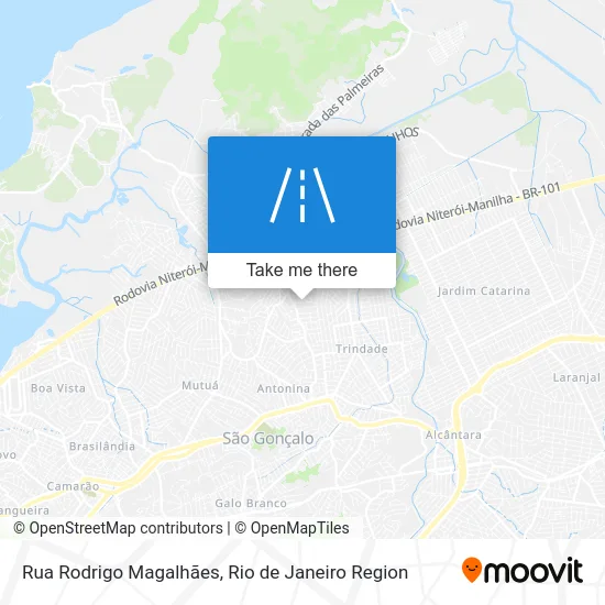 Rua Rodrigo Magalhães map