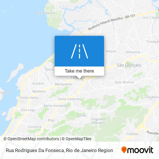 Mapa Rua Rodrigues Da Fonseca