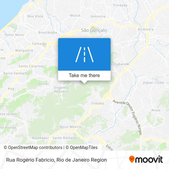 Rua Rogério Fabricio map