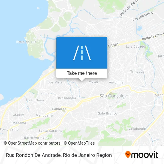 Rua Rondon De Andrade map