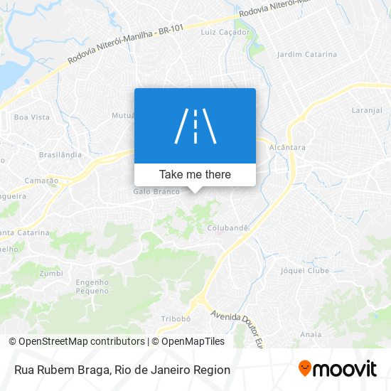 Rua Rubem Braga map