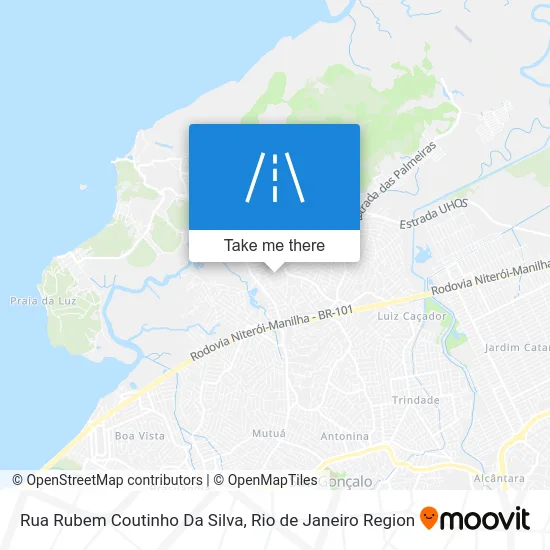 Rua Rubem Coutinho Da Silva map
