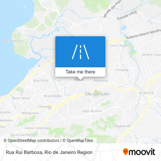 Rua Rui Barbosa map