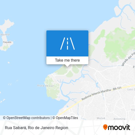 Rua Sabará map
