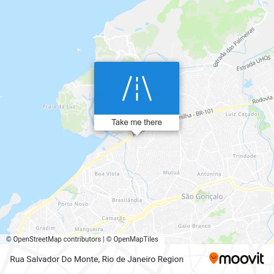 Rua Salvador Do Monte map