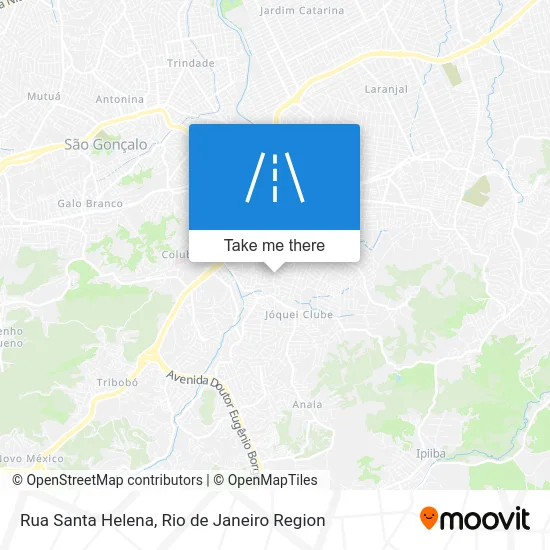Rua Santa Helena map