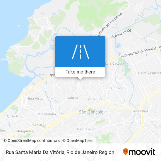 Rua Santa Maria Da Vitória map