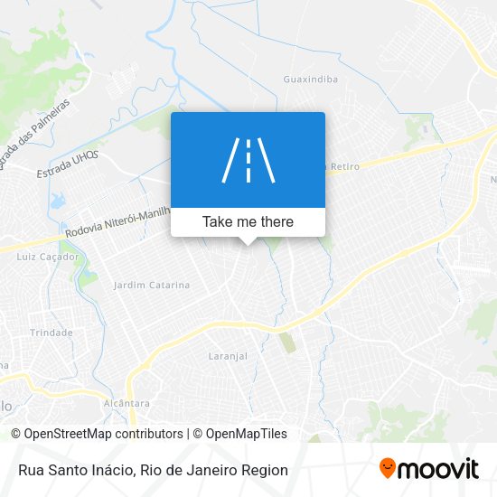 Rua Santo Inácio map