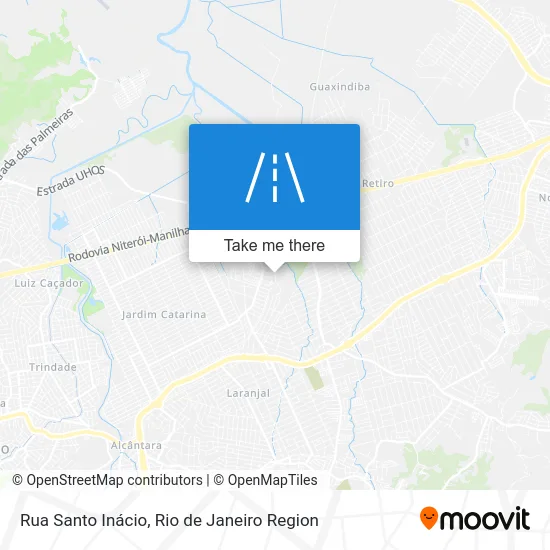 Rua Santo Inácio map