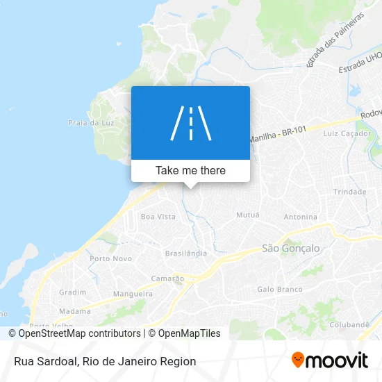 Rua Sardoal map