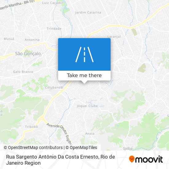 Rua Sargento Antônio Da Costa Ernesto map