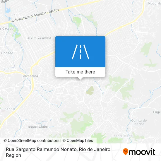 Rua Sargento Raimundo Nonato map